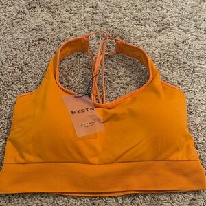 NVGTN Vibrant Orange Sports Bra